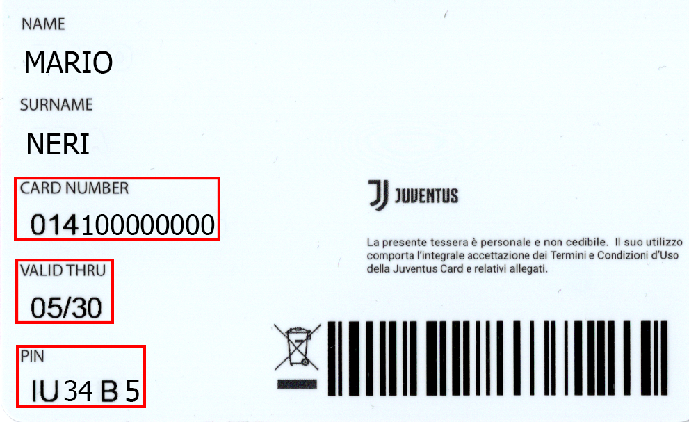 Tessera del Tifoso Nuova